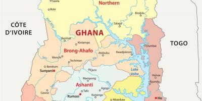 Karta Gani pokazuje županije