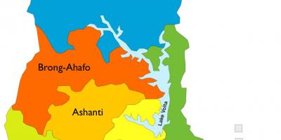 Karta Gane s naznakom regije